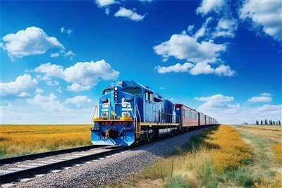 Eisenbahn-Eisenbahn-Express in die USA