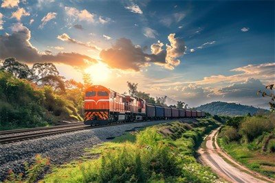 Eisenbahn-Eisenbahn-Express nach Kanada
