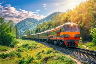 Eisenbahn-Eisenbahn-Express in andere Länder